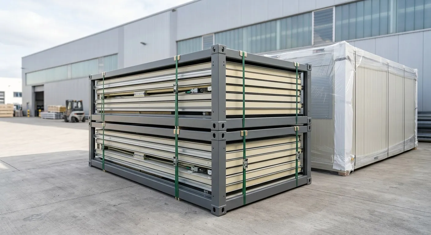 Ceiling panel dimensional check before shipment