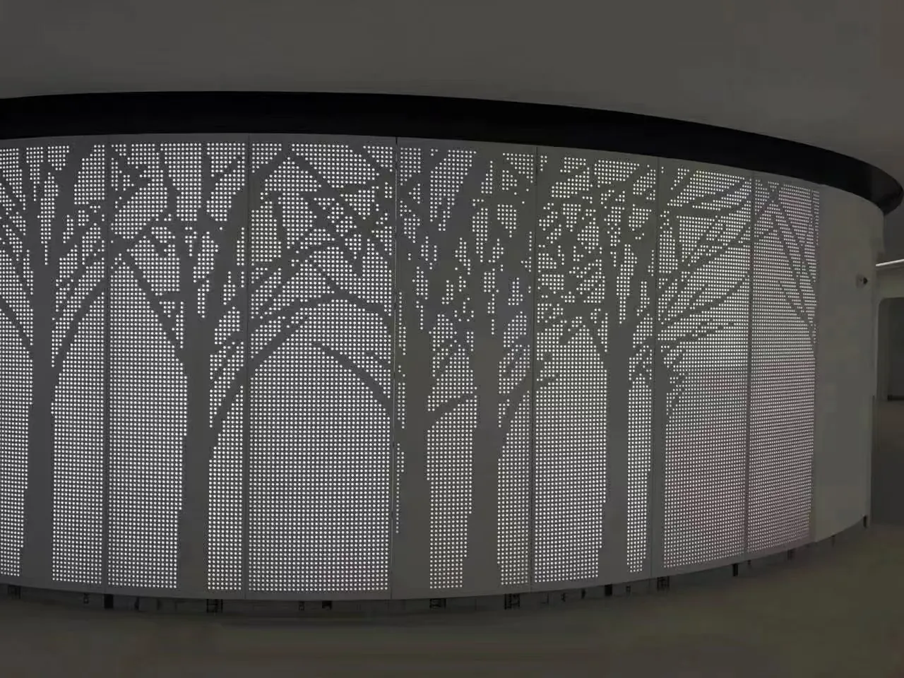 Water ripple aluminium panel